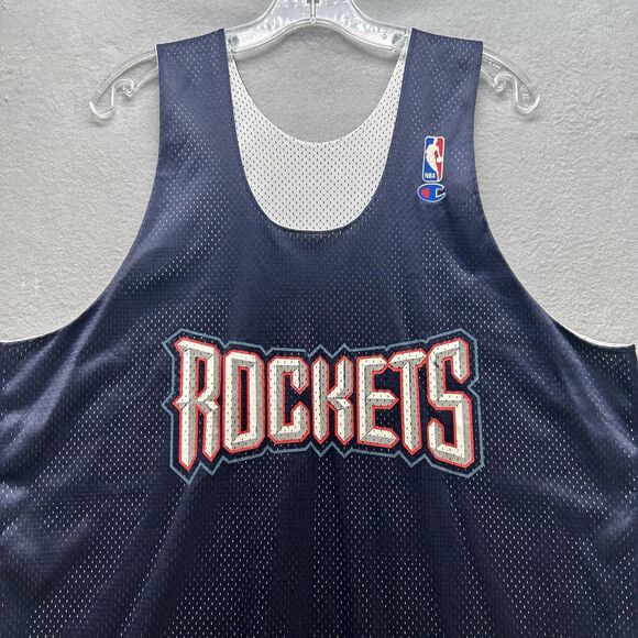 Houston Rockets Jersey Mens XXL Navy Blue NBA Basketball Practice Tank - Picture 11 of 11